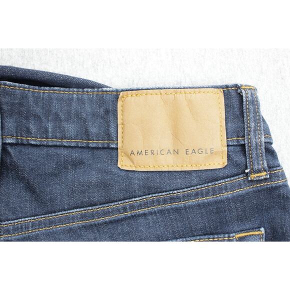 American Eagle Jeans Mens 31 x 32 Blue Flex Stretch Slim Fit Straight - Picture 8 of 8